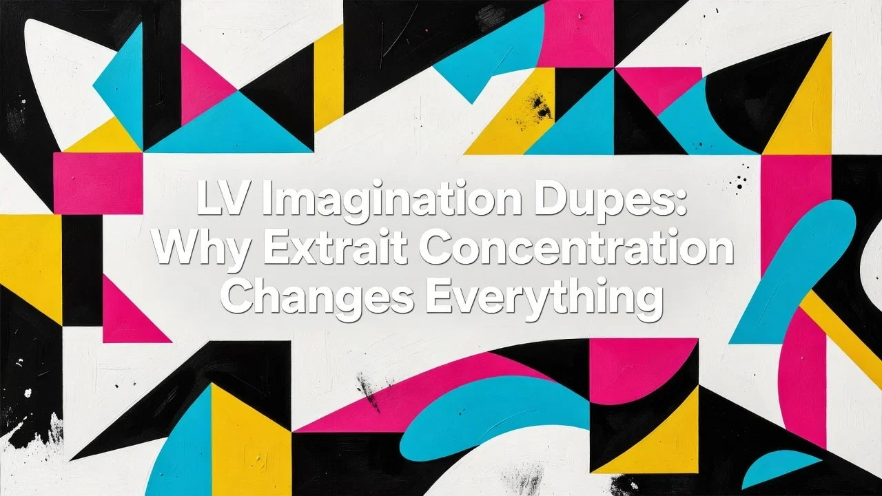 Professional header image for comparison analysis: LV Imagination Dupes: Why Extrait Concentration Changes E...