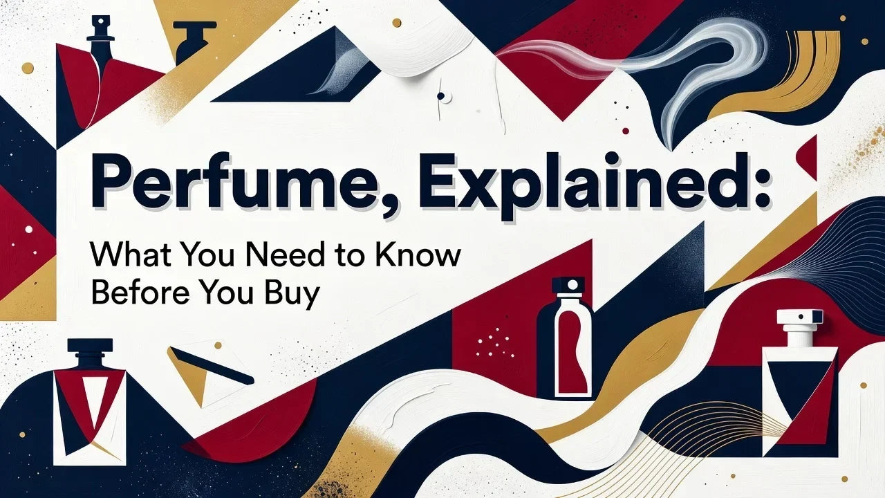 Professional header image for list-based article: Perfume, Explained: What You Need to Know Before You Buy