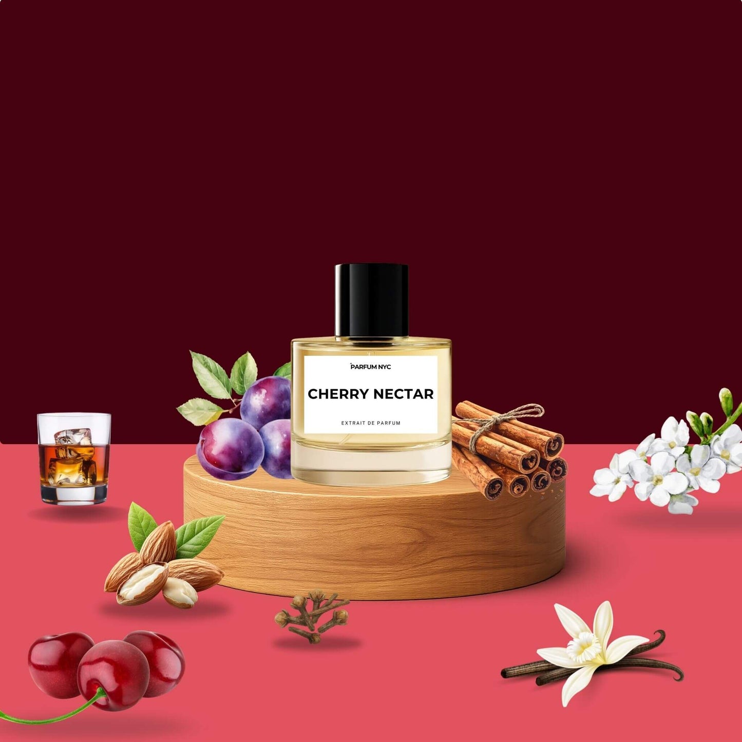 Cherry Nectar extrait perfume inspired by Tom Ford Lost Cherry
