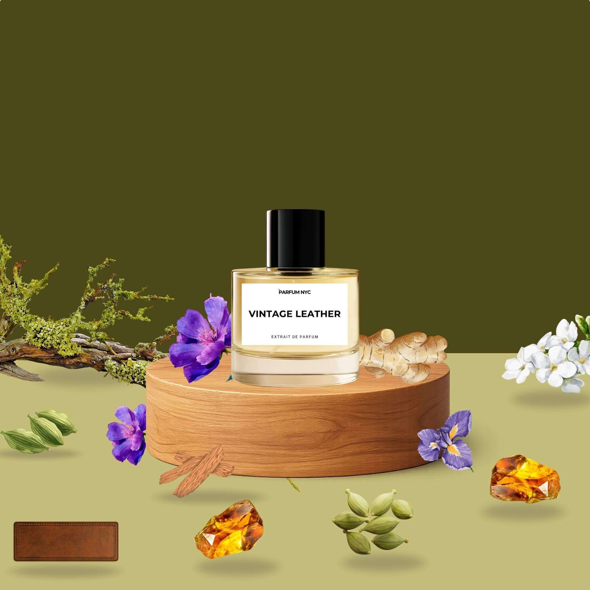 Vintage Leather extrait perfume inspired by Tom Ford Ombre Leather
