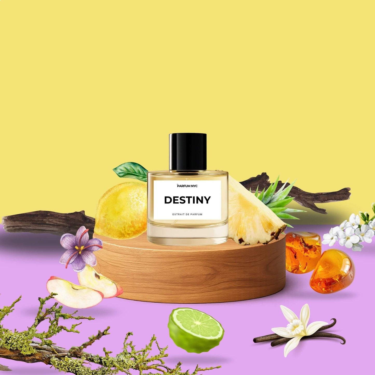 Destiny extrait perfume inspired by Creed Aventus
